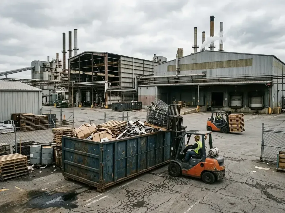 industrial-factory-scrap-conta-003 — frequently asked questions, Cheap Roll-off Dumpster Rentals in St. Augustine, FL